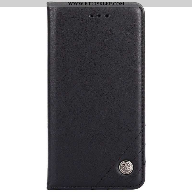 Etui Na Telefon do Sony Xperia 10 IV Etui Folio Ozdobny Nit Ze Sztucznej Skóry